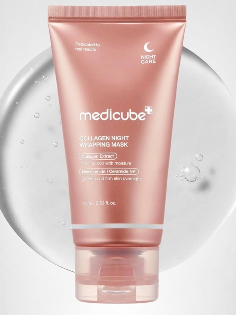 NIB medicube Wrapping Mask Collagen Overnight Peel Off Facial Mask 2.53 fl.oz